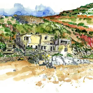 Originalzeichnung "Old Sulfur Mine 2"
