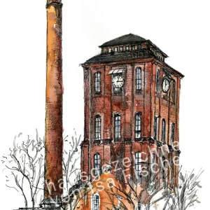 Originalzeichnung Schlachthof