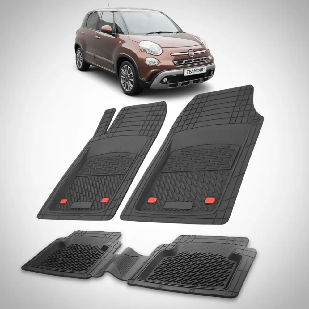 Passende Fußmatten für Fiat 500L Cross Facelift (2017–2022) | Schwarz