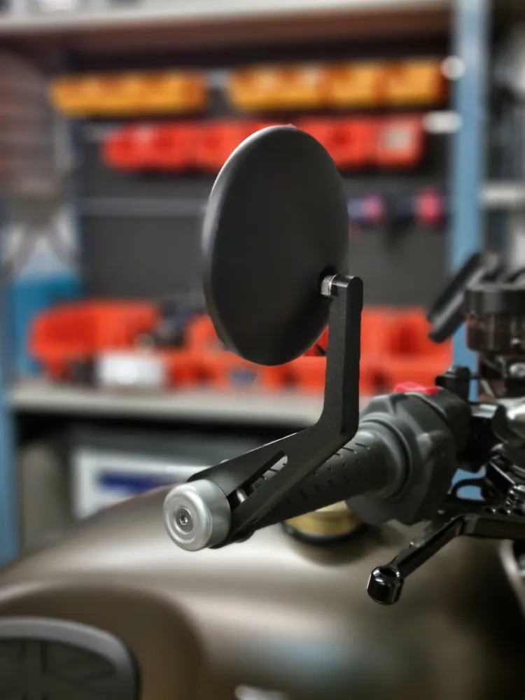 Runde Café-Racer-Lenkerendenspiegel