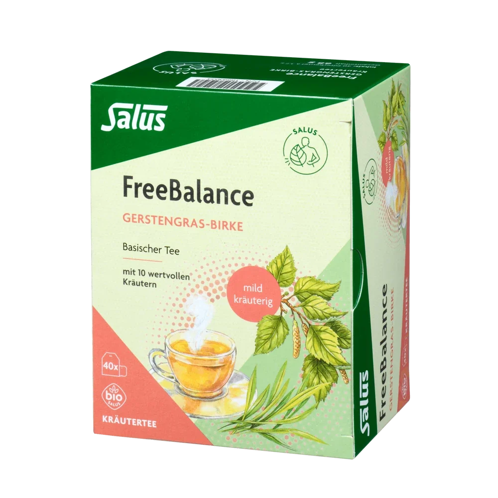 Salus FreeBalance Gerstengras-Birke Tee 40er Filterbeutel Bio