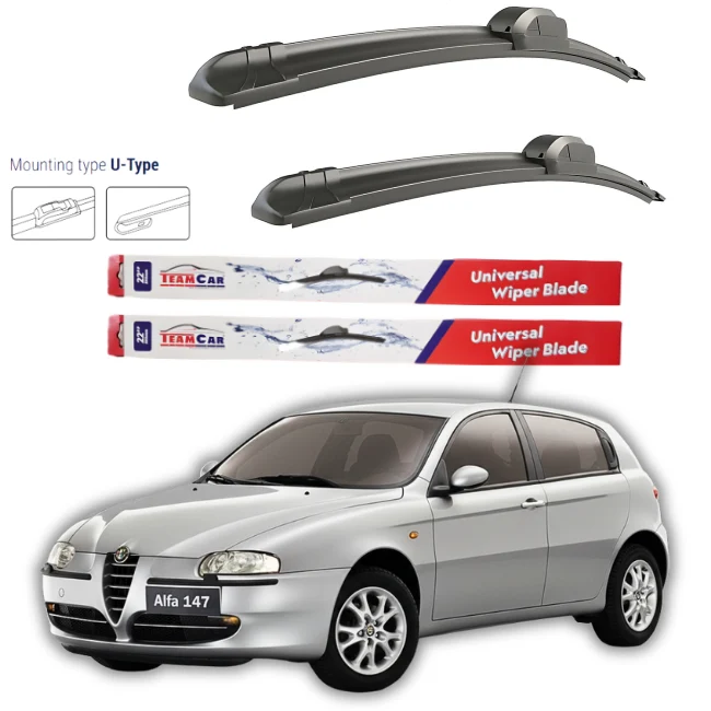 Scheibenwischer für Alfa Romeo 147 (937) 5-Türer 2001-2005 – Vorderachse