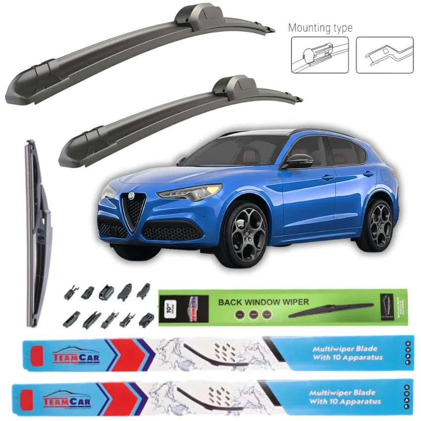 Scheibenwischer für Alfa Romeo Stelvio (2016–2022) – Komplettset