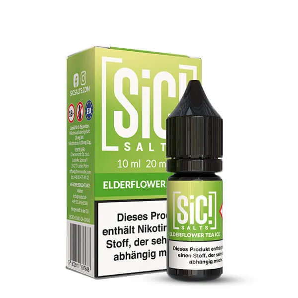 SIC! Elderflower Tea Ice Nikotinsalz Liquid 10 ml 20mg/ml