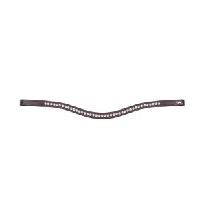 Stirnriemen Crystal Select Espresso/Silver X-Full