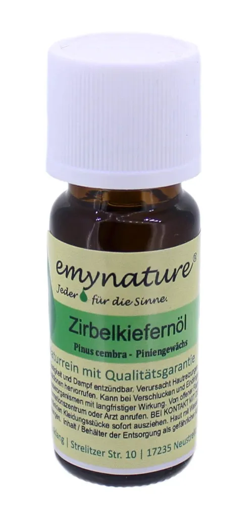 Ätherisches Öl Zirbelkiefer 100 % naturrein Inhalt 10 ml Zirbelkiefernöl rein ätherisch