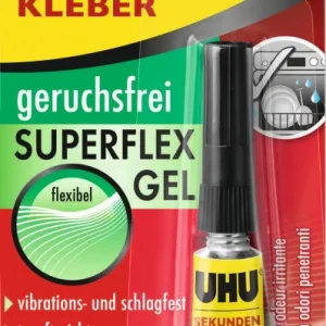 Uhu Klebstoff Sekunden Allekleber Flüssig 3G Gel Blister