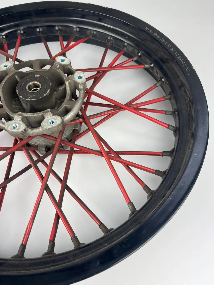 vordere Speichenfelge, Derbi/Aprilia/Gilera, 17Z, 15mm Achsdurchmesser