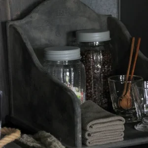 Vorratsglas Tee (links)