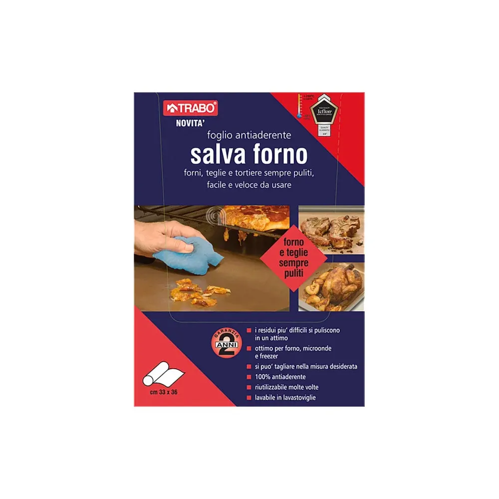 Waschbares Backofen-Schutzblatt Trabo 330x360 mm Antihaftbeschichtet