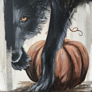 Wolf auf der Lauer