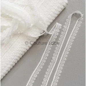 4yds Boho Spitzenborte Off-White/ romantische Spitze für Brautkleider/ Guipure Spitze/ Schneeflocke Spitze// T22-200