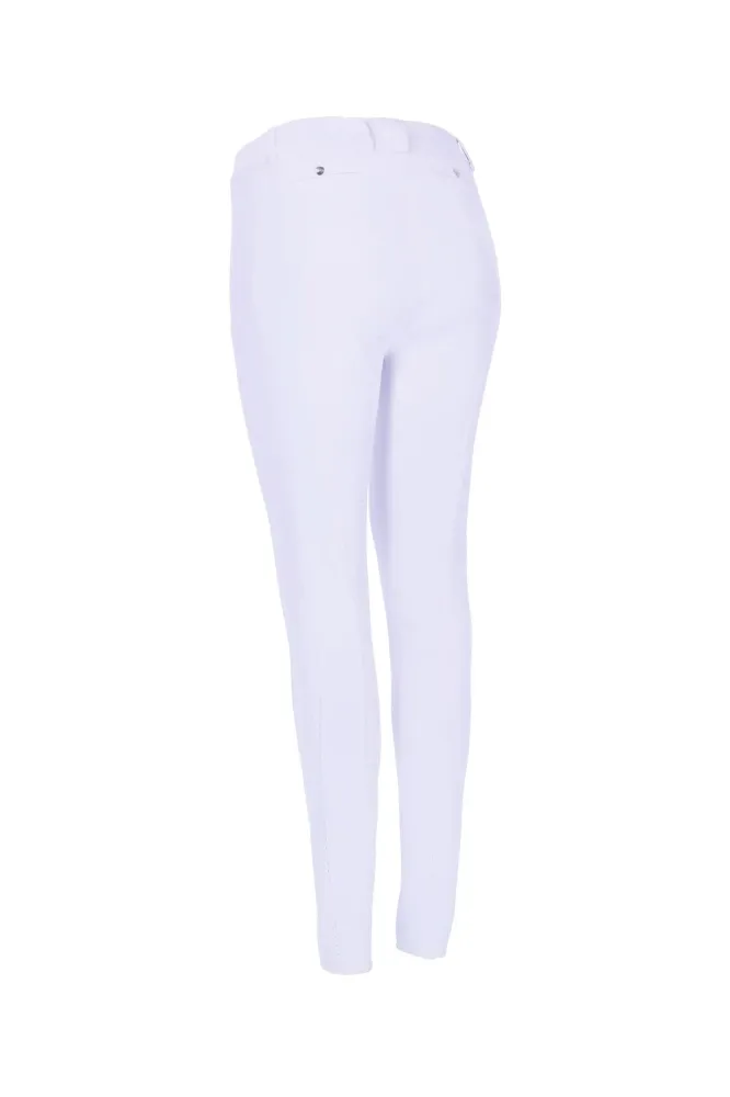 Air Sporty Pro Damen-Reitleggings mit Vollbesatz White 38