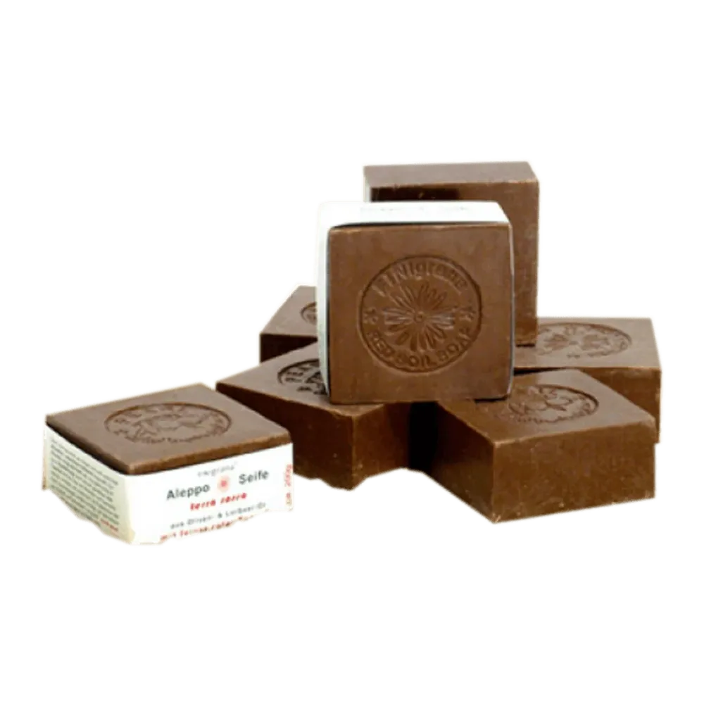 Aleppo Terra Rossa Peeling-Seife