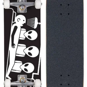 Alien Workshop Abduction 8.0 Complete Skateboard Black White