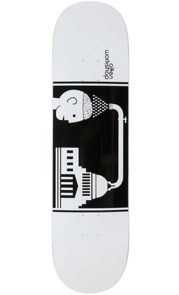 Alien Workshop Brainwash 8.25 Deck White