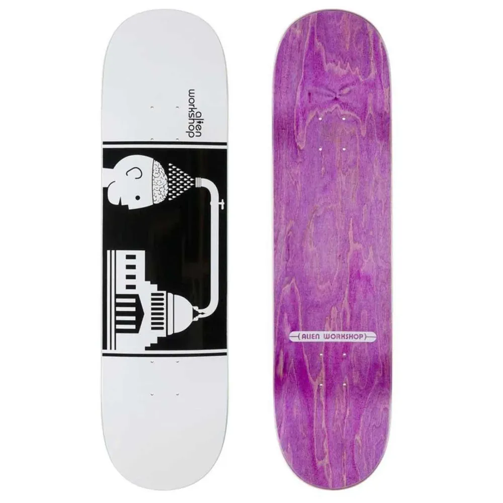 Alien Workshop Brainwash 8.25 Deck White