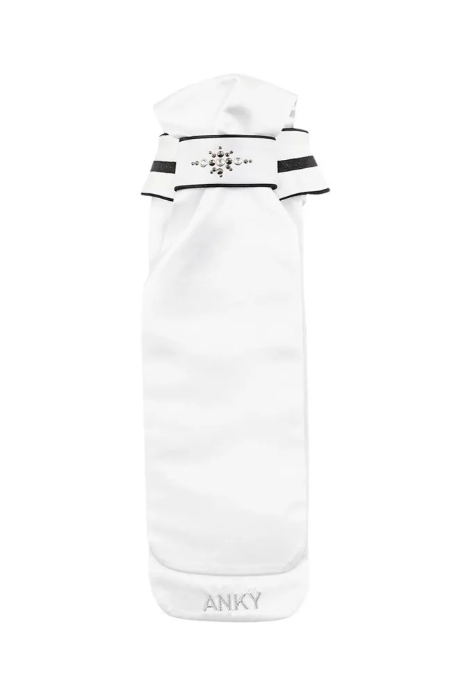 ANKY Competition DeLuxe Damen Plastron mit Steinen White/Black M