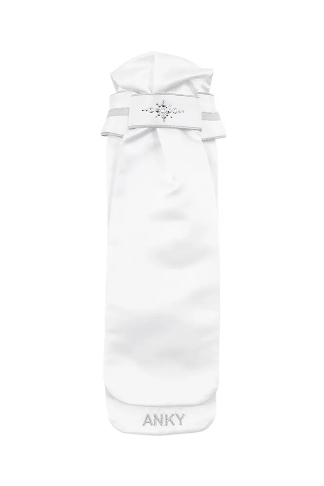 ANKY Competition DeLuxe Damen Plastron mit Steinen White/Silver M