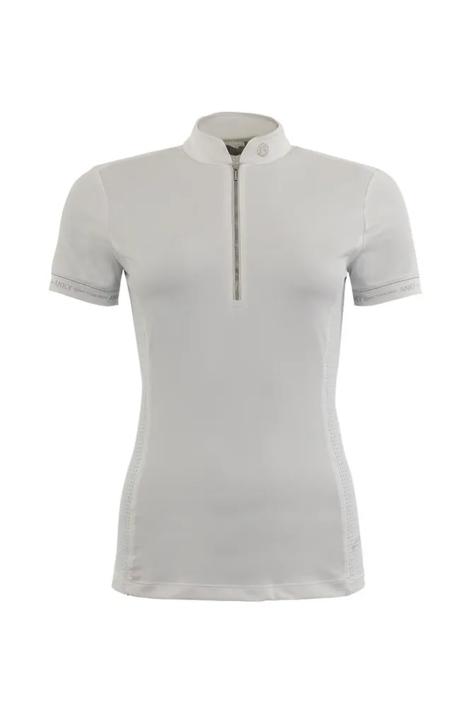 ANKY Competition Textura Damen Turniershirt, kurzarm White L