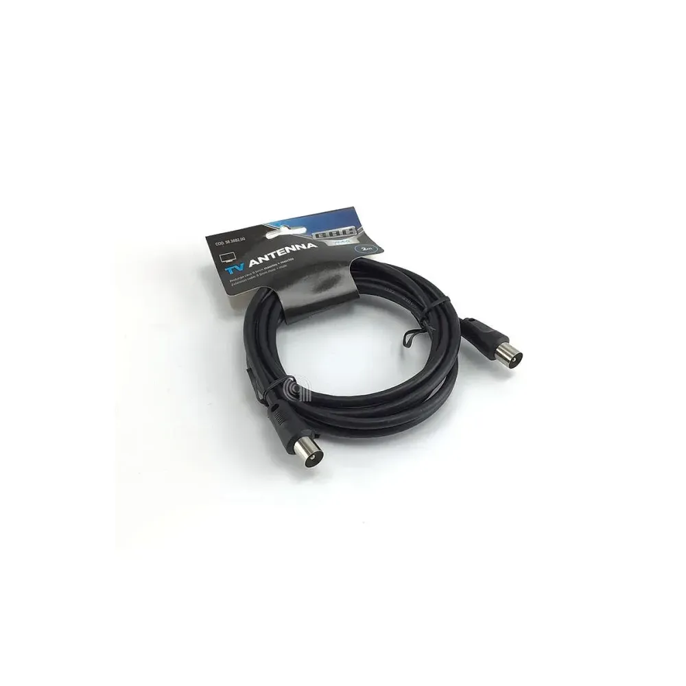 Antennenkabel Stecker/Stecker 2 Meter GBC 75 Ohm