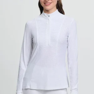Arielle Damen Langarm Turniershirt White 38