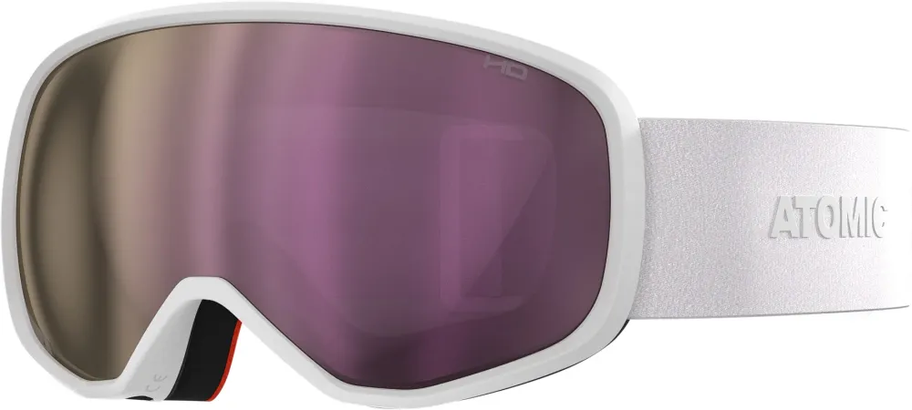 ATOMIC REVENT M HD White Skibrille Mittelgroß