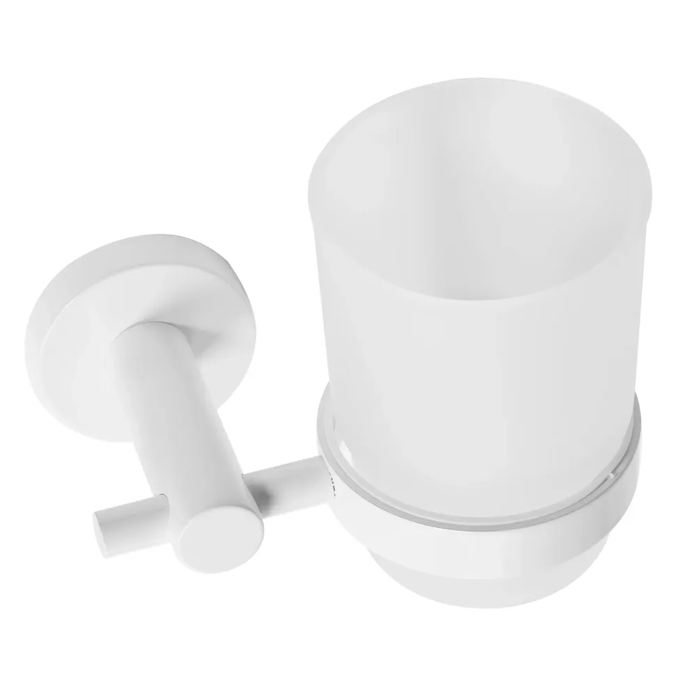 Badezimmer-becher White 322233b Leo