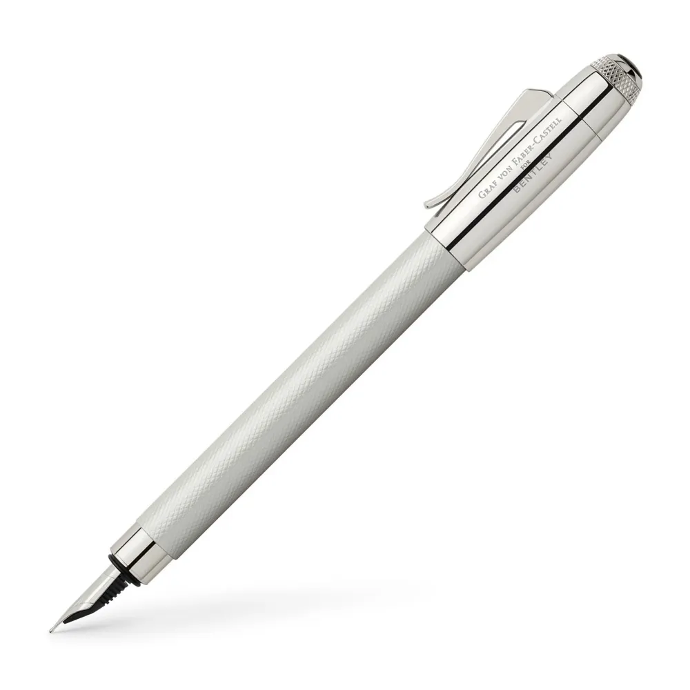 BENTLEY White Satin Füllfederhalter*****