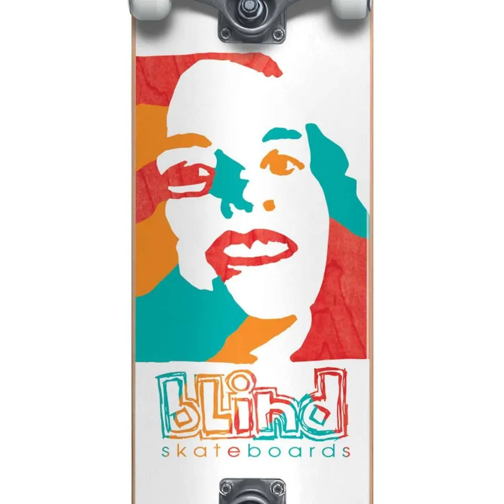 Blind Psychodelic Girl 7.75 Complete Skateboard White