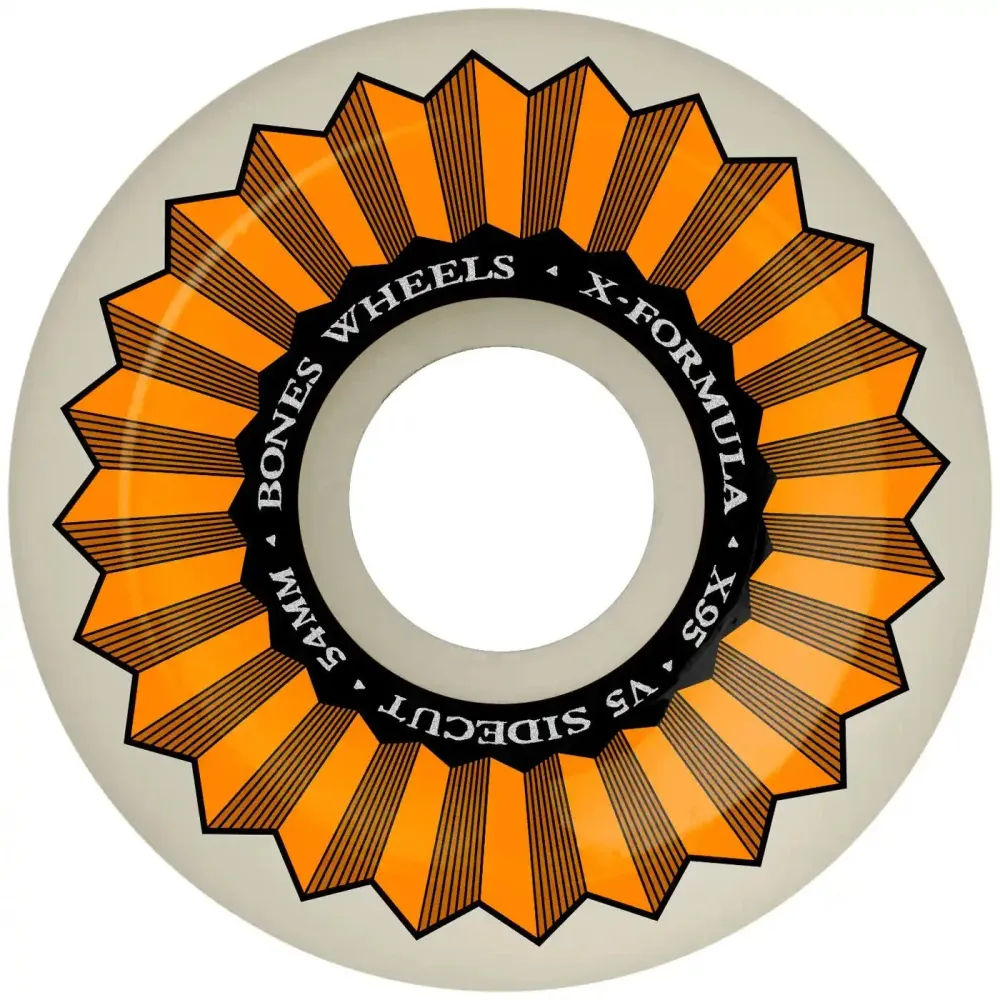 Bones 52mm 95A V5 X-Formula Sidecut Wheels