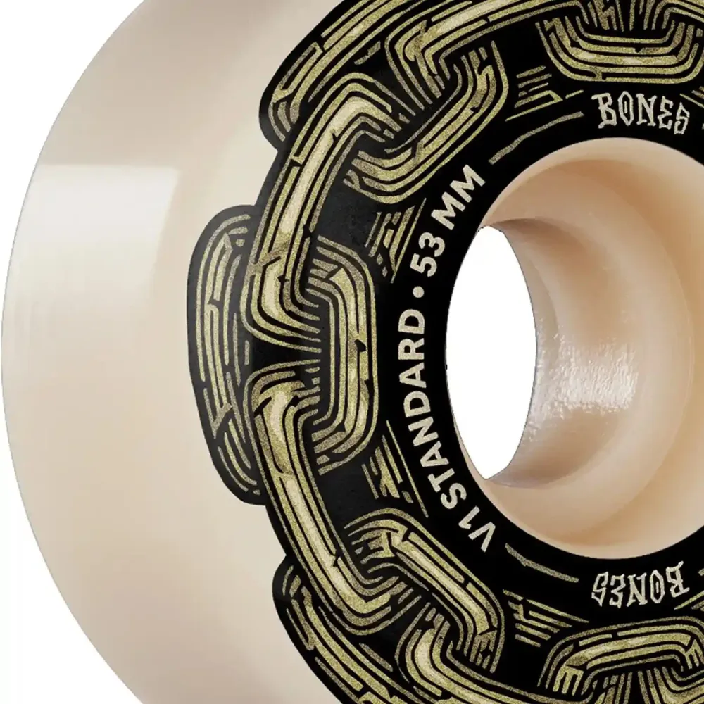 Bones 53mm 97A V1 X-Formula Gold Chain Standard Cut Wheels