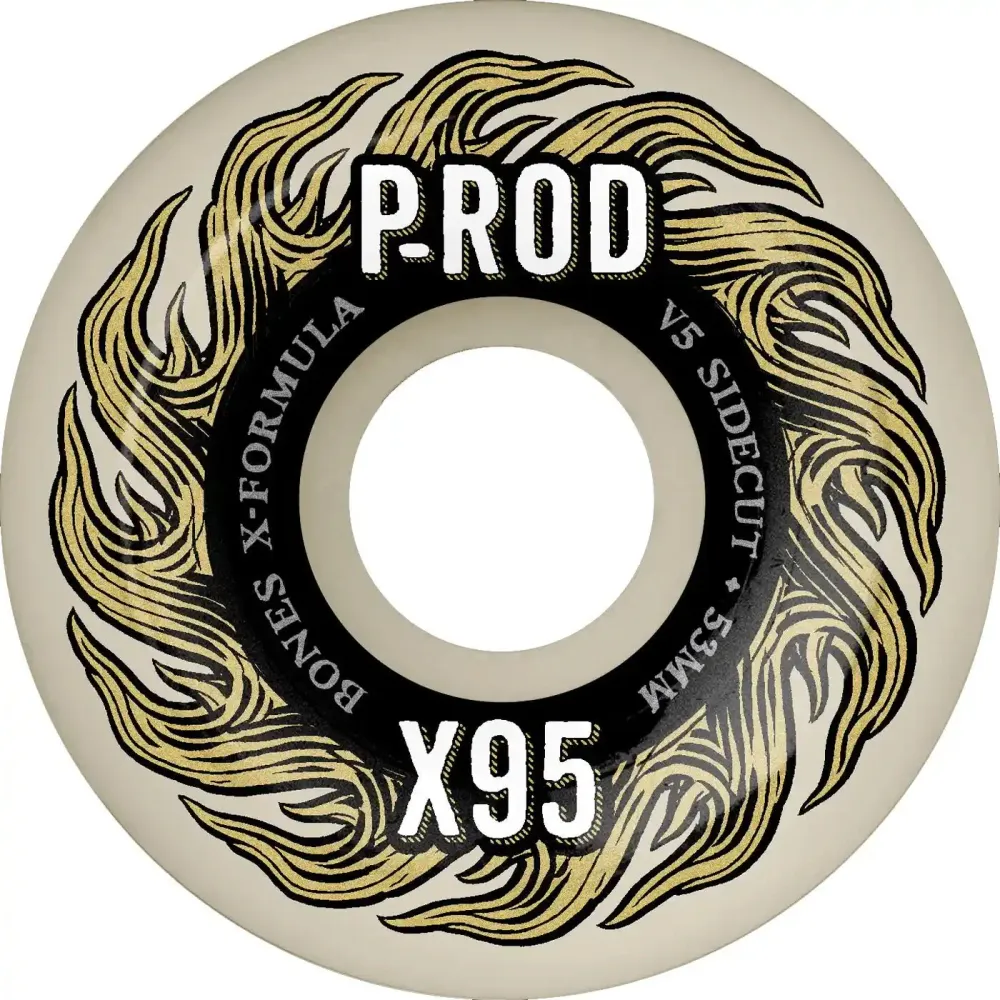Bones 54mm 95A V5 X-Formula P-Rod Pro Sidecut Wheels