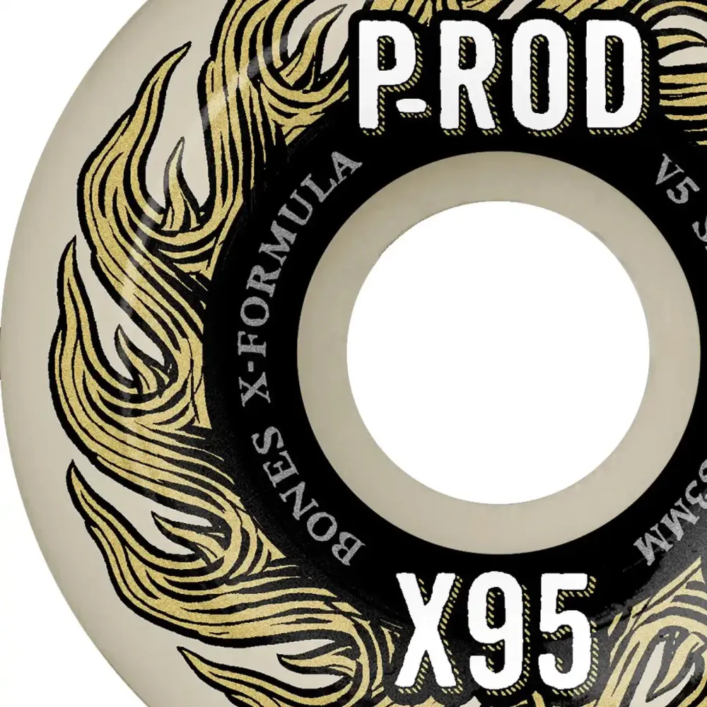 Bones 54mm 95A V5 X-Formula P-Rod Pro Sidecut Wheels