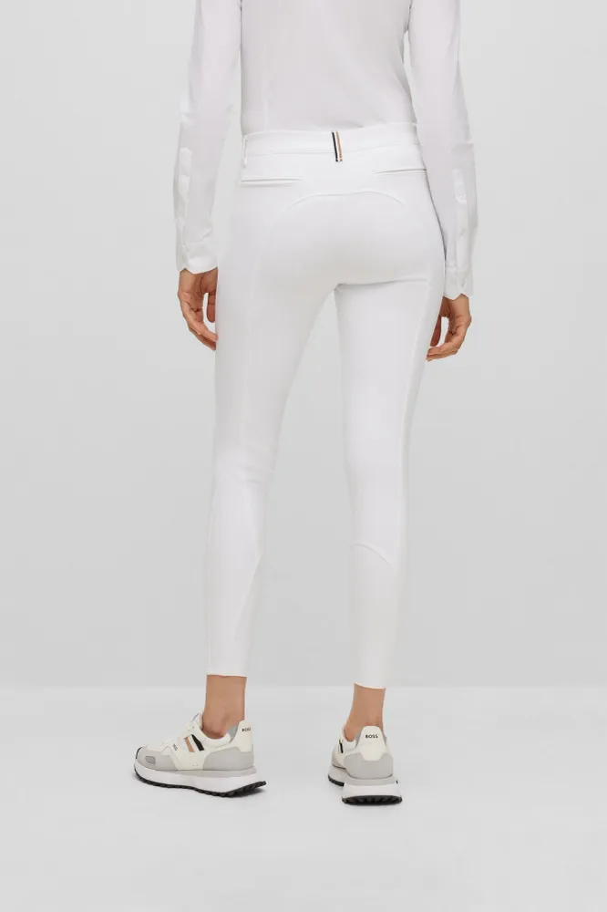 Boss Hazel Damen Reithose mit Kniegrip White XS