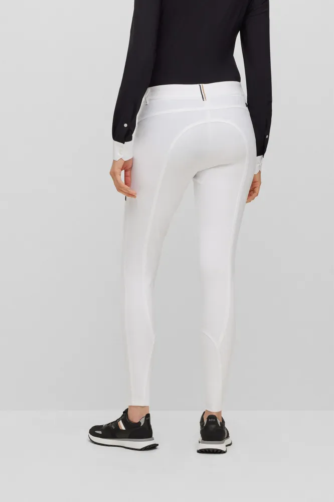 Boss Heather Damen Reithose mit Vollgrip White M