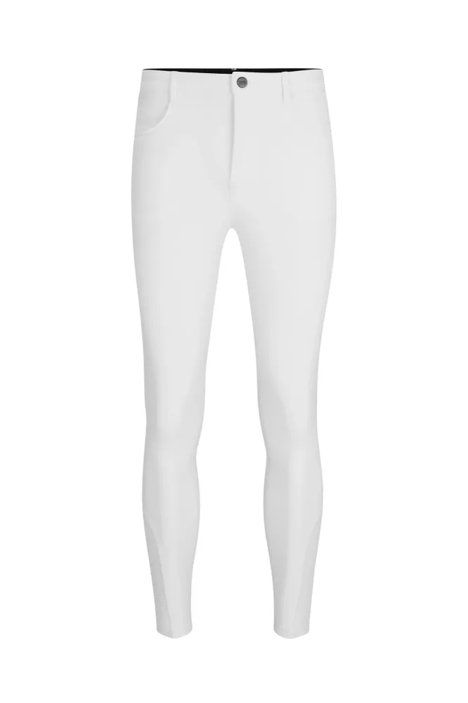 Boss James Herren Kniebesatz-Reithose White M