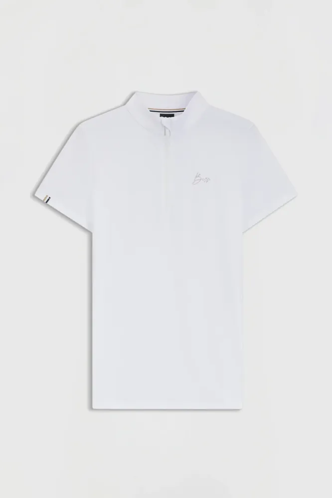 Boss Maira Damen Turniershirt Texture White M