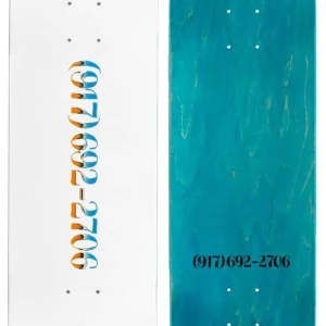 Call Me 917 Chrome Dialtone 8.25 Slick Deck White