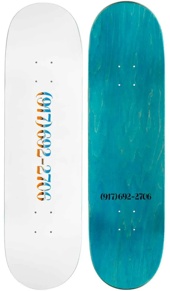 Call Me 917 Chrome Dialtone 8.25 Slick Deck White