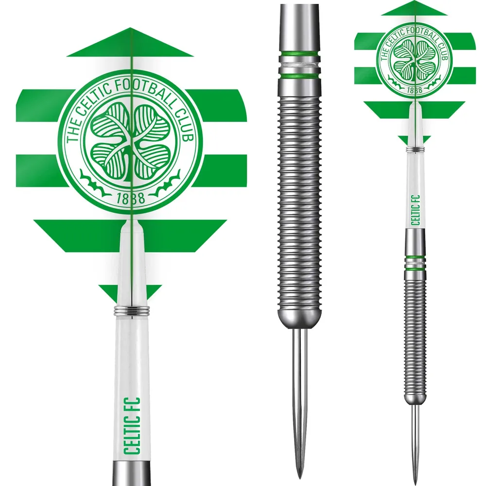 Celtic FC Darts – Steel Tip Tungsten – Offiziell lizenziert – Celtic – 24 g