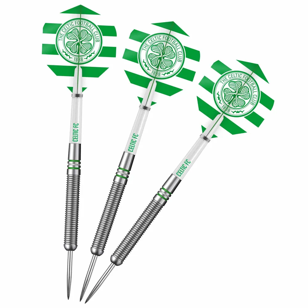 Celtic FC Darts – Steel Tip Tungsten – Offiziell lizenziert – Celtic – 24 g