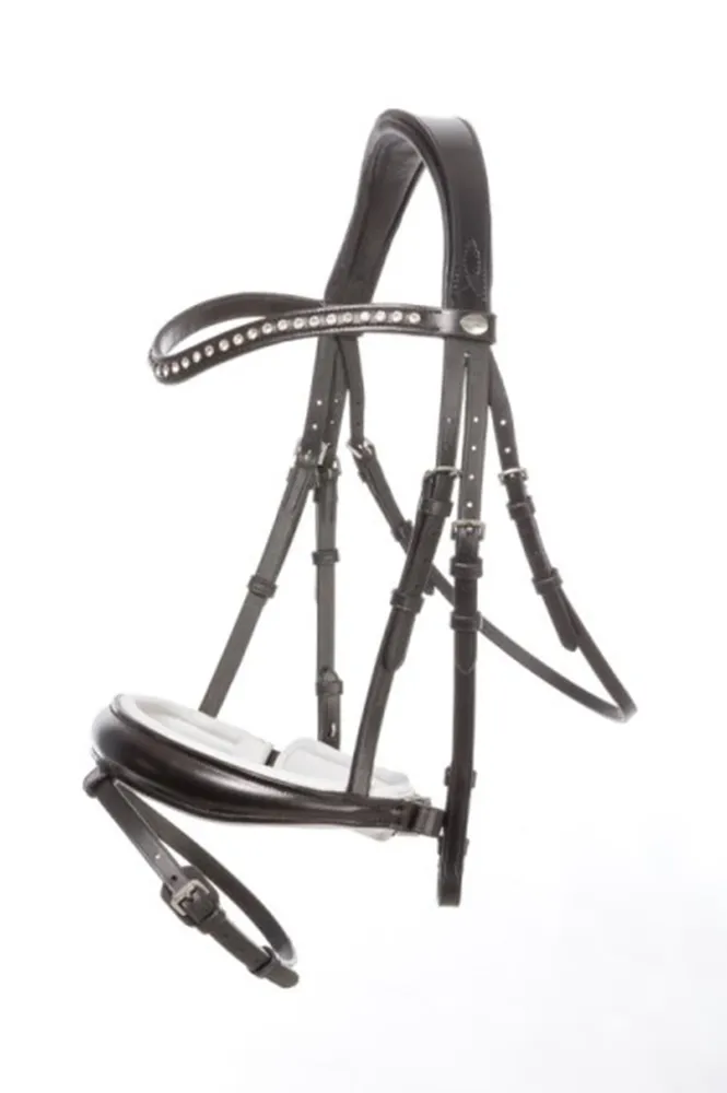 Charlotte Dressurtrense Black/White/Painted P