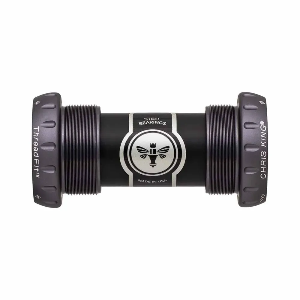 CHRIS KING ThreadFit 24 68/73mm Ceramic Matt Black Tretlagergehäuse