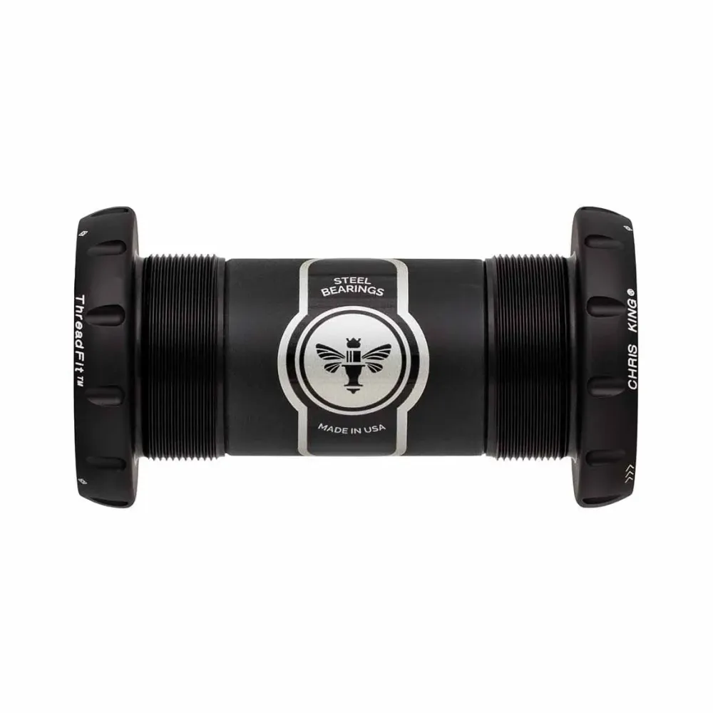CHRIS KING ThreadFit 30 68/73mm Ceramic Matt Black Tretlagergehäuse