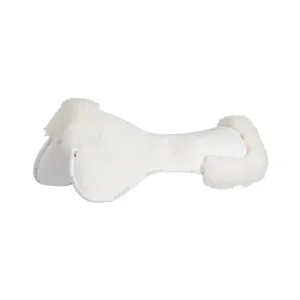 Close Contact Memory-Foam Half Pad mit Schaffell White/White Einheitsgröße