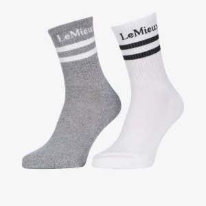 Crew Socken 2er Pack White 40-45