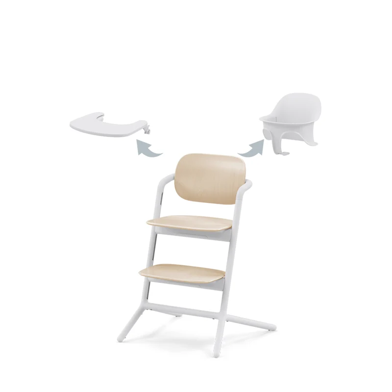 Cybex Lemo 3--1 Hochstuhl Sand White