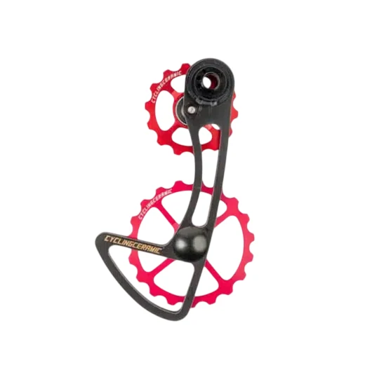 CYCLING CERAMIC Oversize-Schaltauge für Campagnolo 11V Mecha/EPS Rot