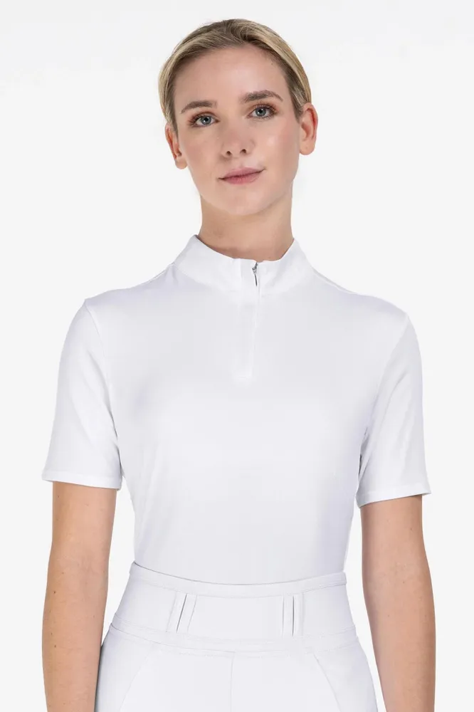 Damen Basic Turniershirt White XXL